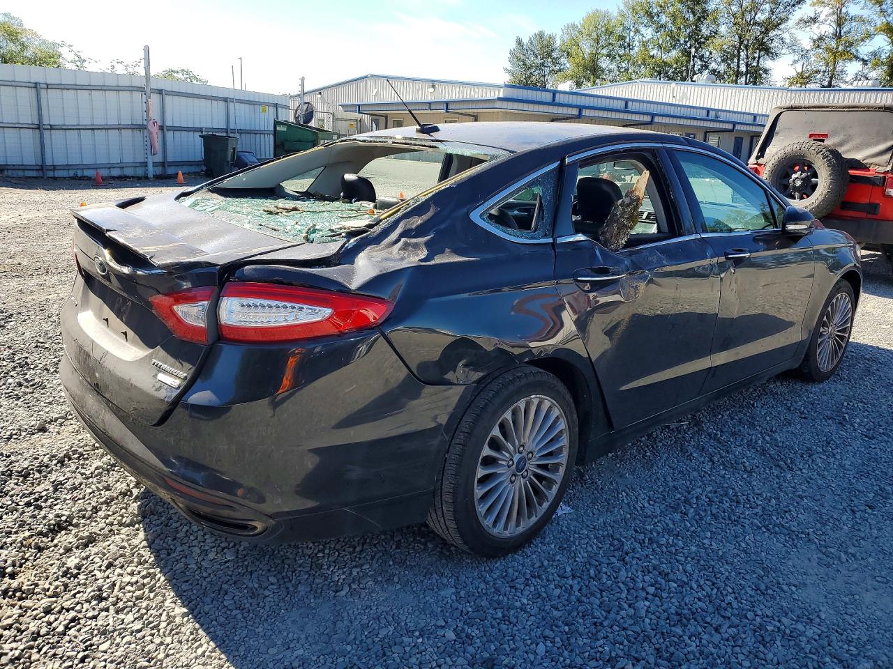 2014 Ford Fusion Titanium Black vin: 3FA6P0D97ER247933