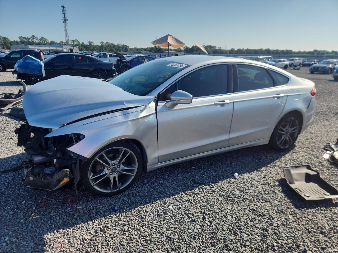 2014 Ford Fusion Titanium Gray vin: 3FA6P0D97ER252288