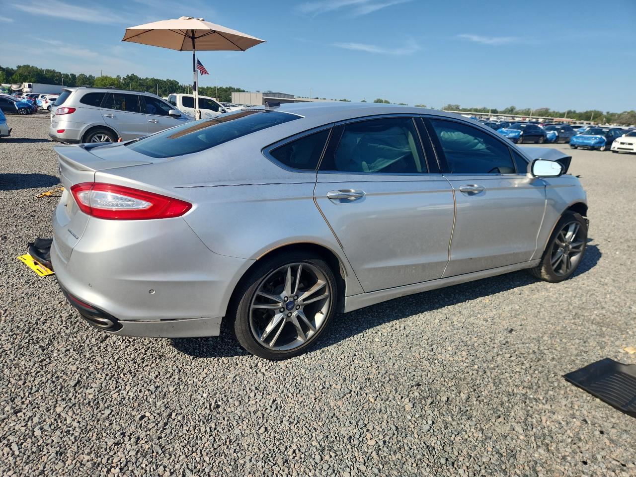 2014 Ford Fusion Titanium Gray vin: 3FA6P0D97ER252288