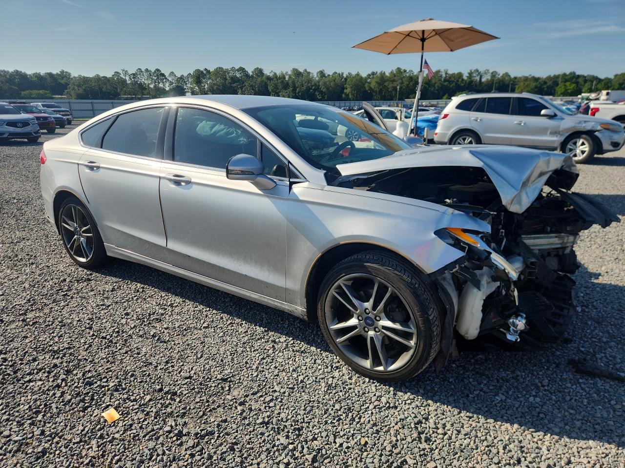 2014 Ford Fusion Titanium Gray vin: 3FA6P0D97ER252288