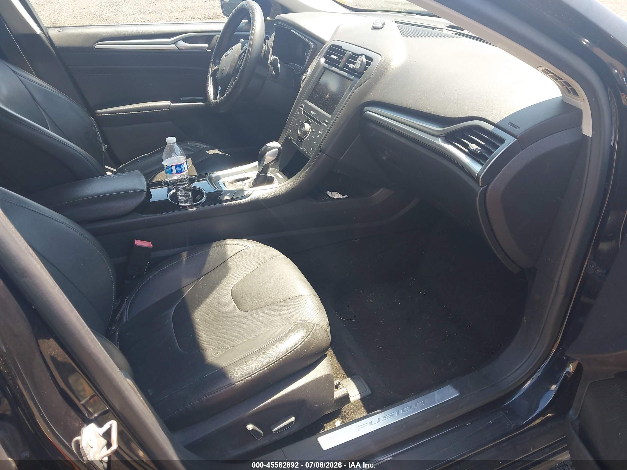 2014 Ford Fusion Titanium Black vin: 3FA6P0D97ER288224