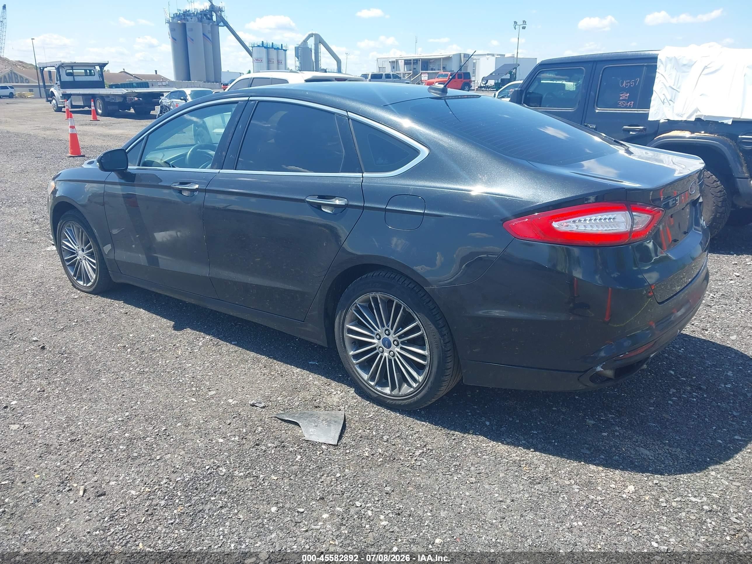 2014 Ford Fusion Titanium Black vin: 3FA6P0D97ER288224