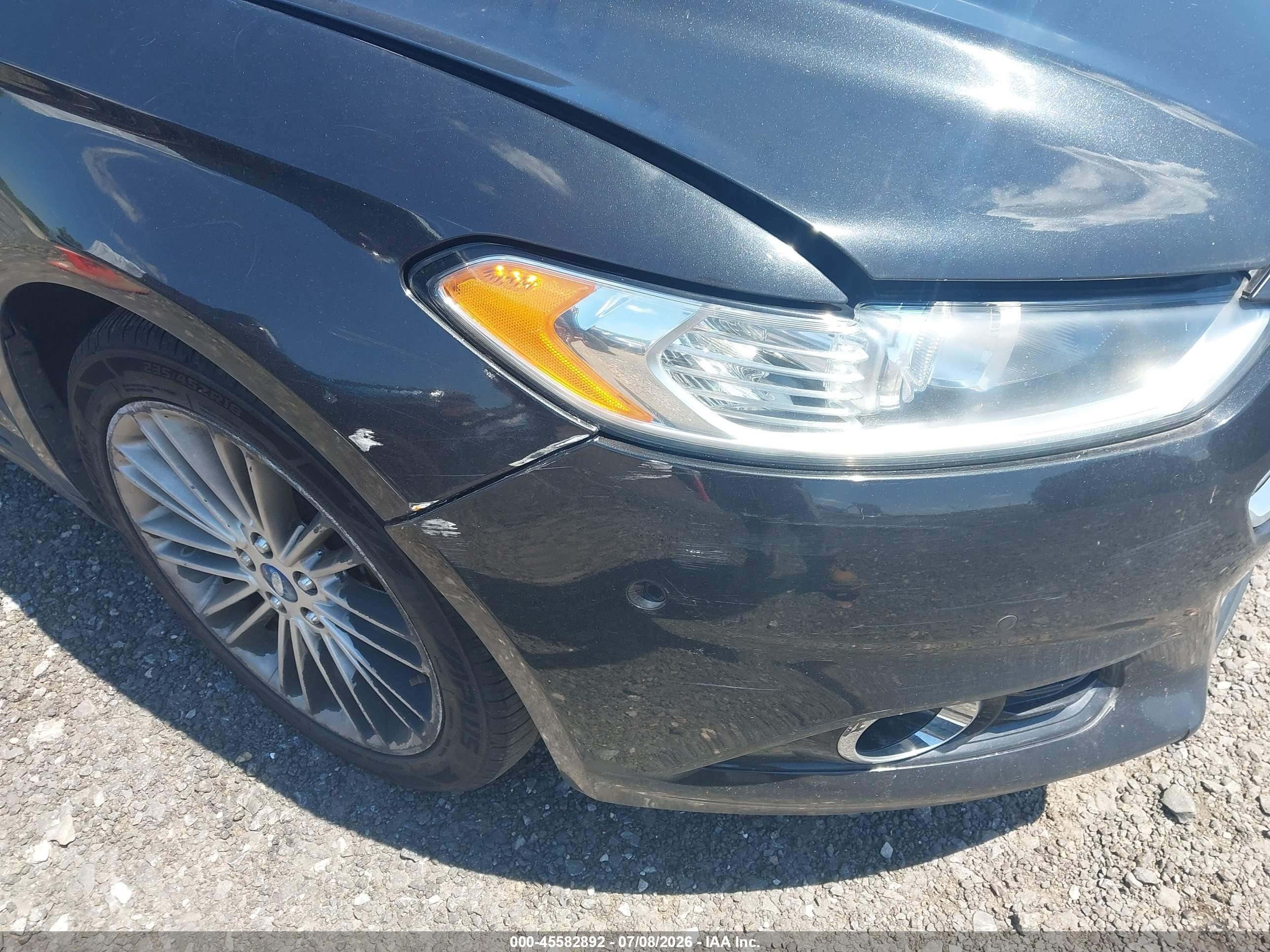 2014 Ford Fusion Titanium Black vin: 3FA6P0D97ER288224