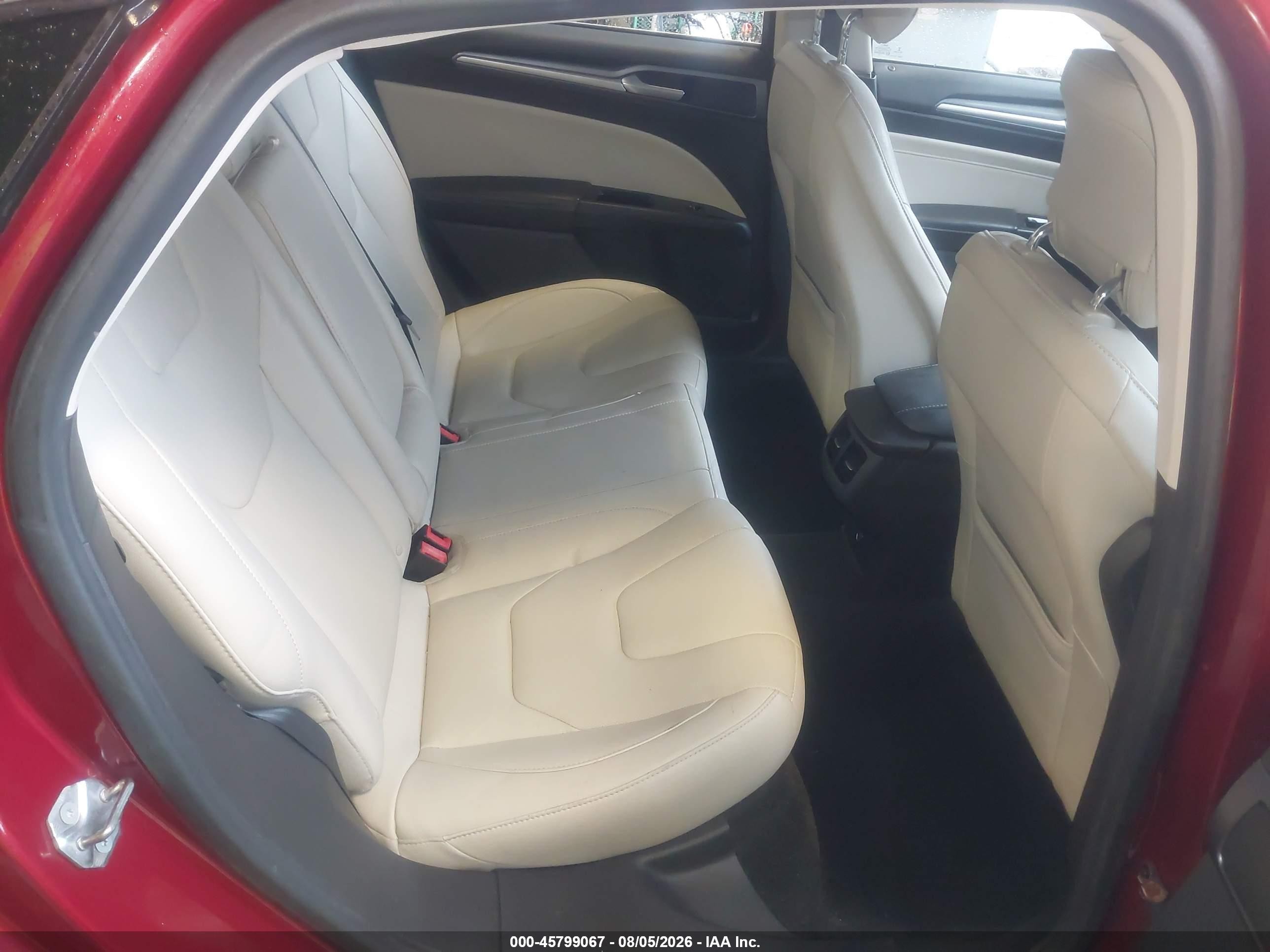 2014 Ford Fusion Titanium Red vin: 3FA6P0D97ER362791