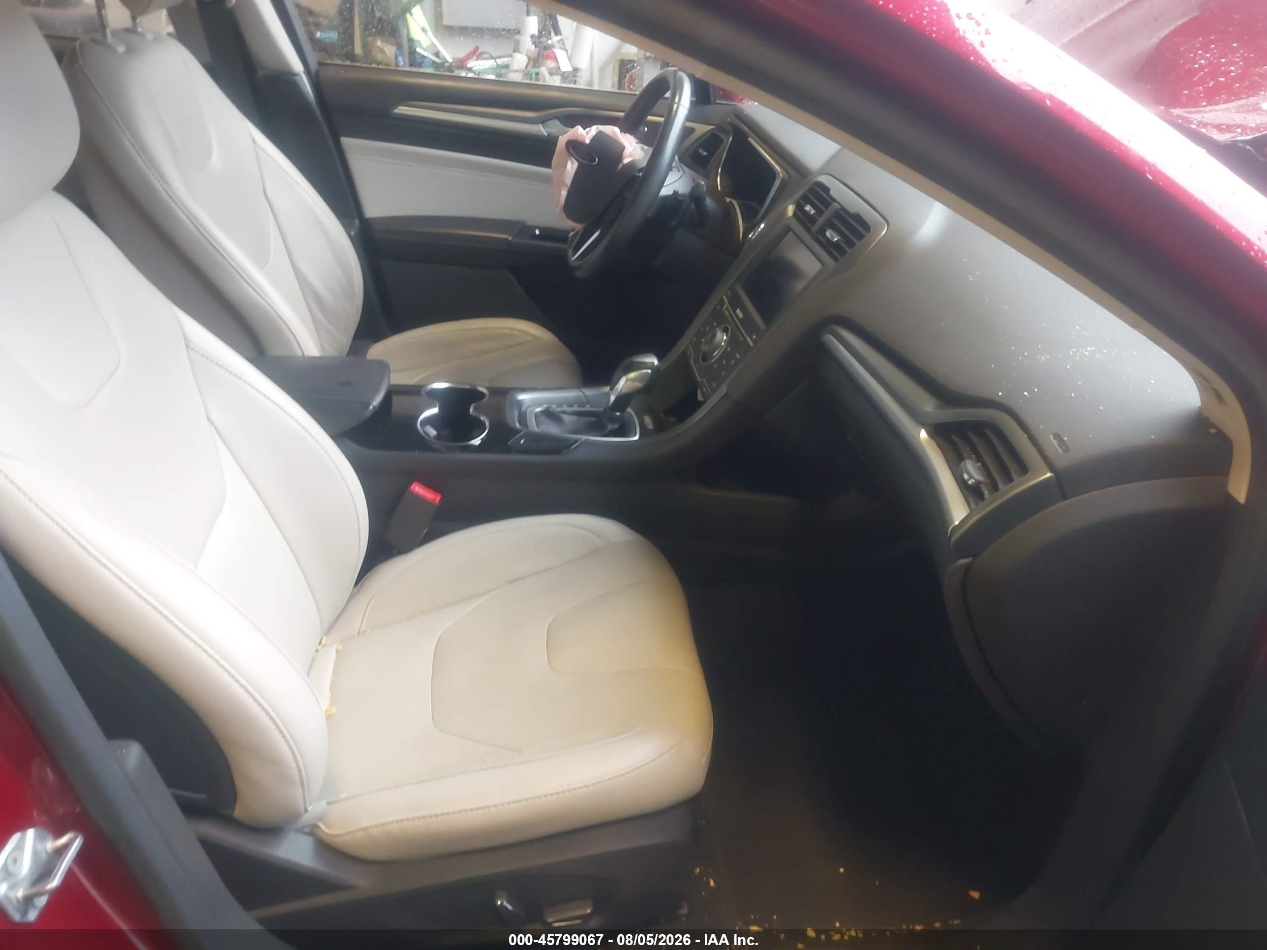 2014 Ford Fusion Titanium Red vin: 3FA6P0D97ER362791