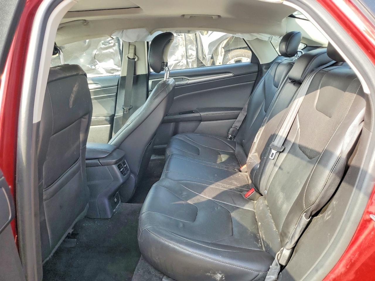 2015 Ford Fusion Titanium Red vin: 3FA6P0D97FR126837