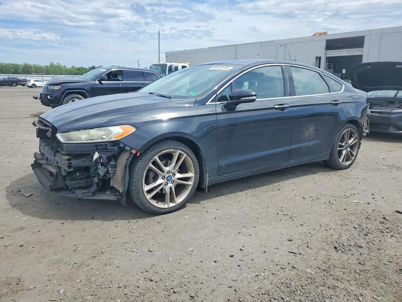2013 Ford Fusion Titanium Black vin: 3FA6P0D98DR101622