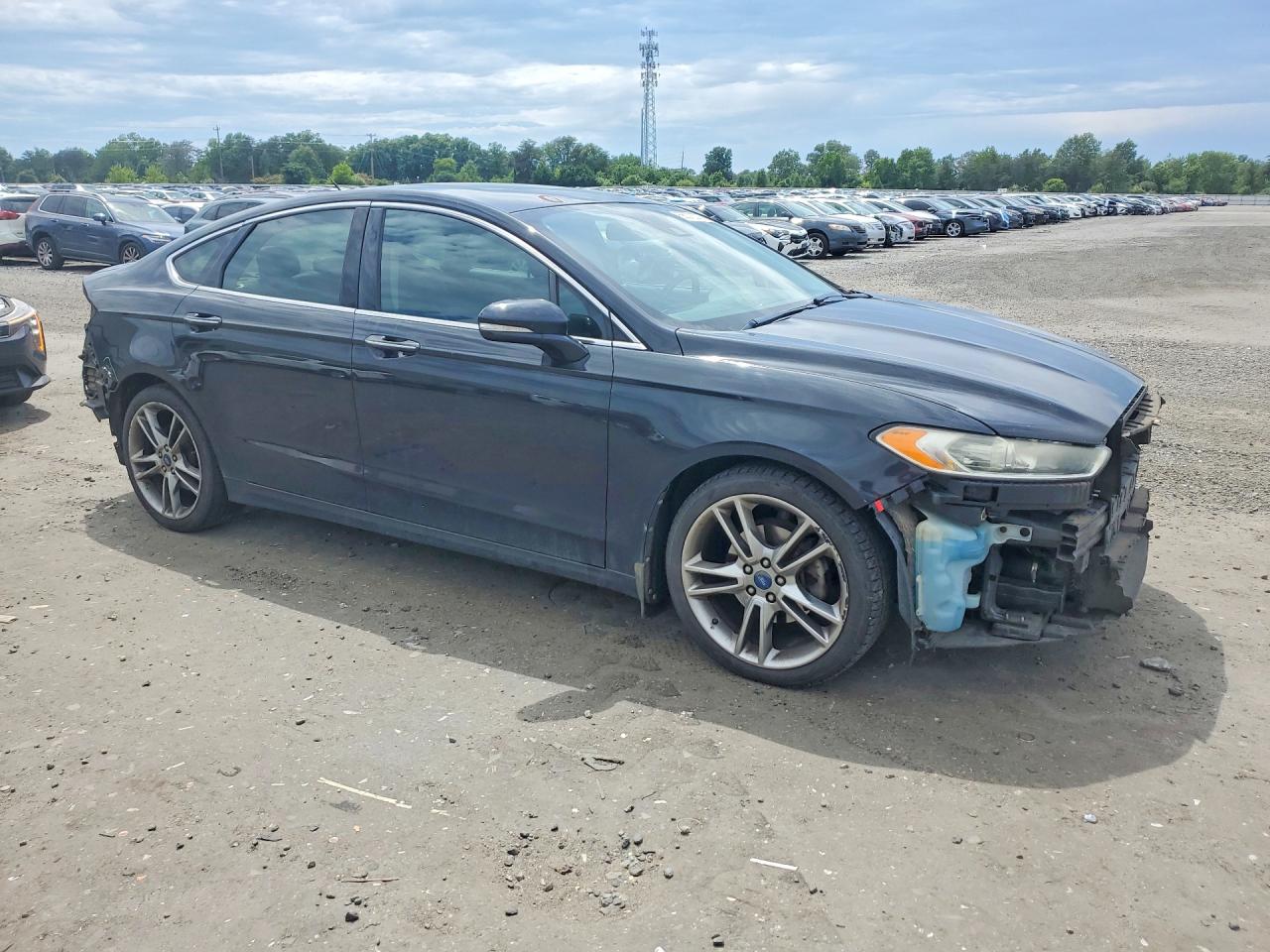 2013 Ford Fusion Titanium Black vin: 3FA6P0D98DR101622