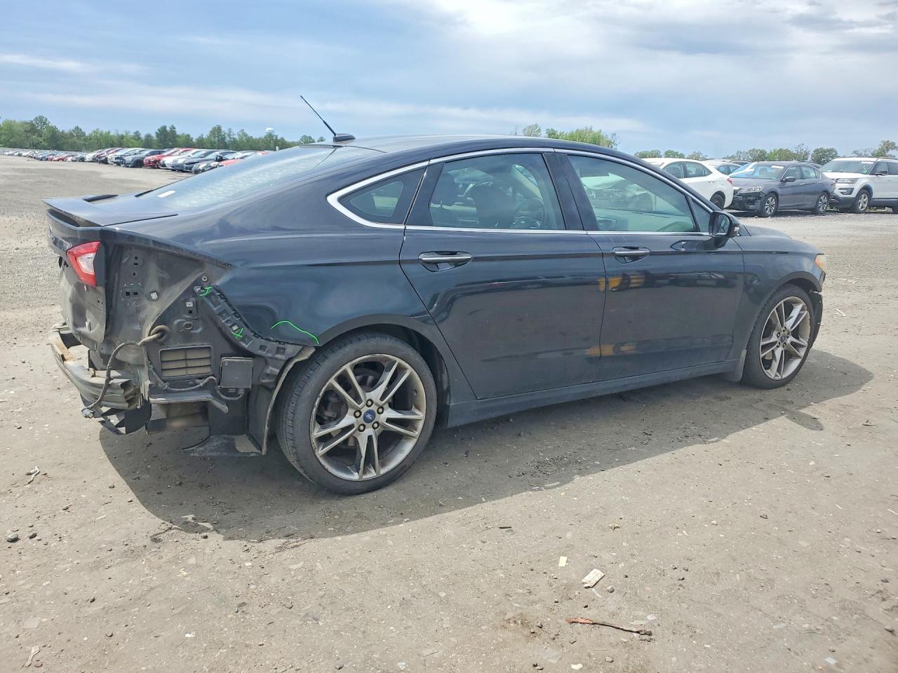 2013 Ford Fusion Titanium Black vin: 3FA6P0D98DR101622