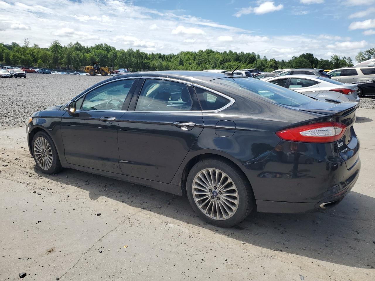 2013 Ford Fusion Titanium Black vin: 3FA6P0D98DR154997