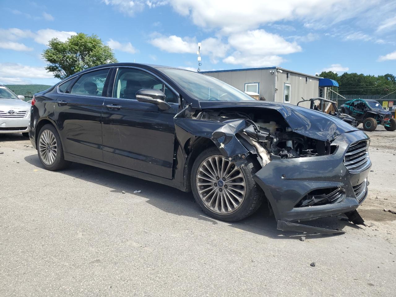 2013 Ford Fusion Titanium Black vin: 3FA6P0D98DR154997