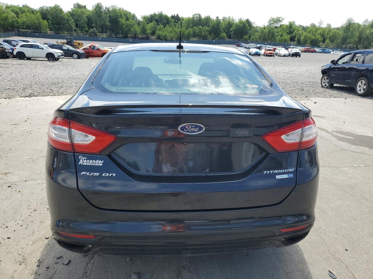 2013 Ford Fusion Titanium Black vin: 3FA6P0D98DR154997