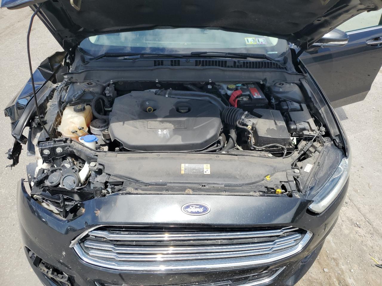 2013 Ford Fusion Titanium Black vin: 3FA6P0D98DR154997