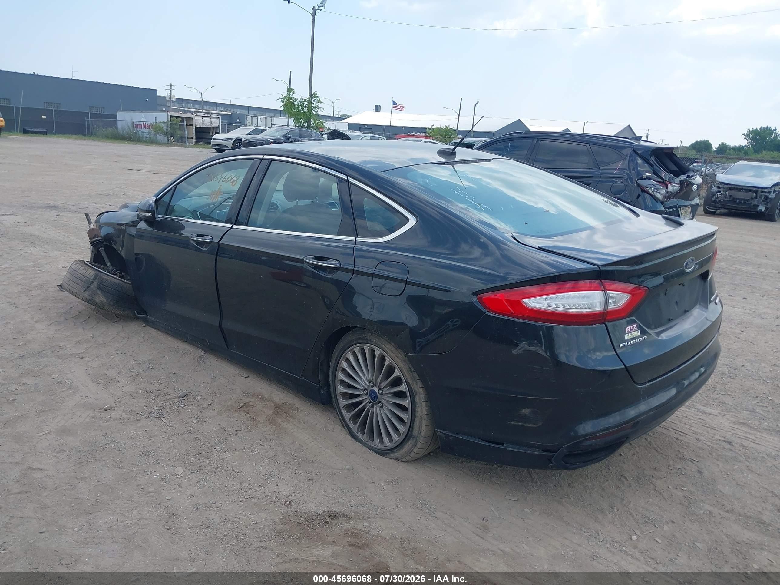 2013 Ford Fusion Titanium Gray vin: 3FA6P0D98DR210579