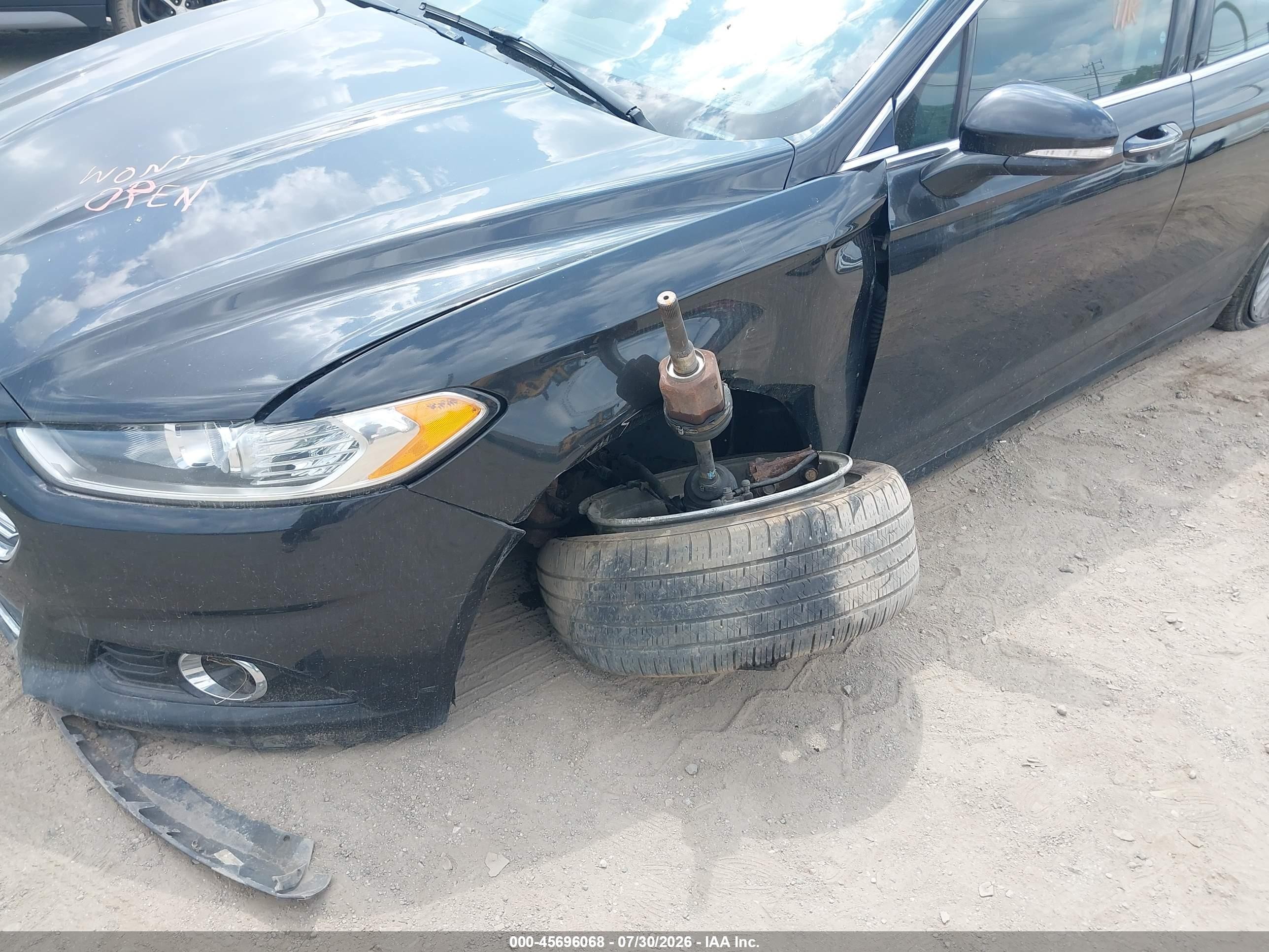 2013 Ford Fusion Titanium Gray vin: 3FA6P0D98DR210579