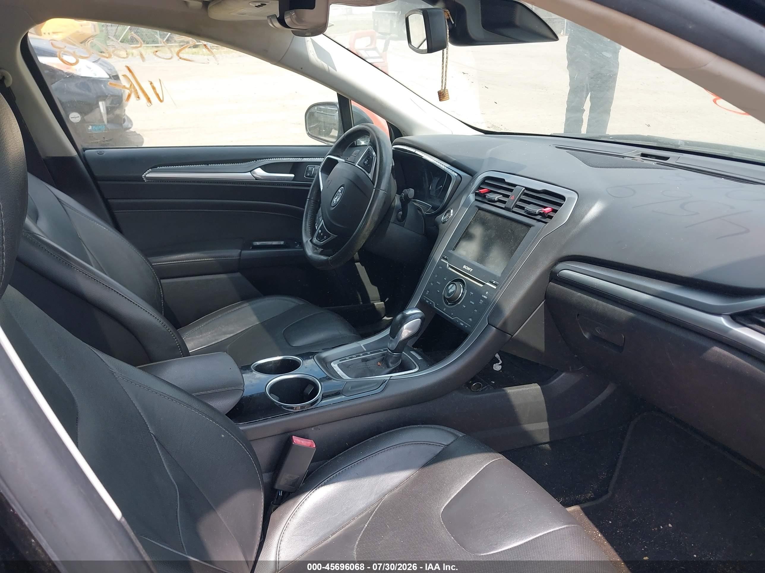 2013 Ford Fusion Titanium Gray vin: 3FA6P0D98DR210579