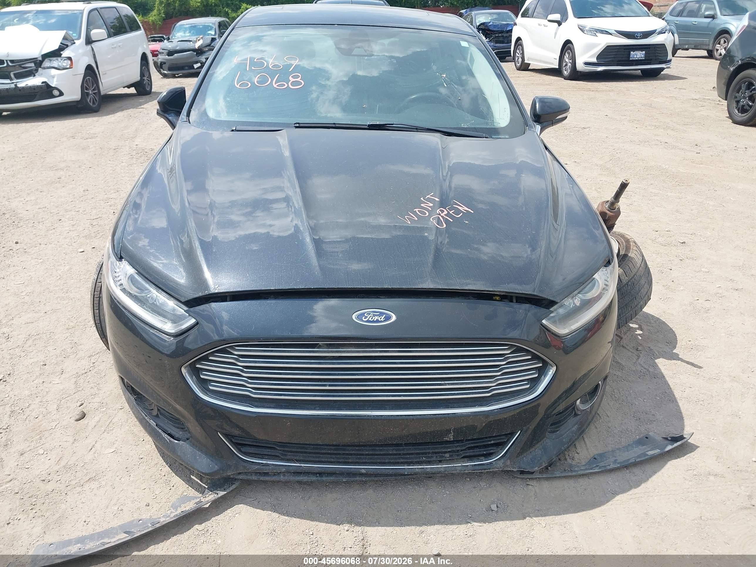 2013 Ford Fusion Titanium Gray vin: 3FA6P0D98DR210579