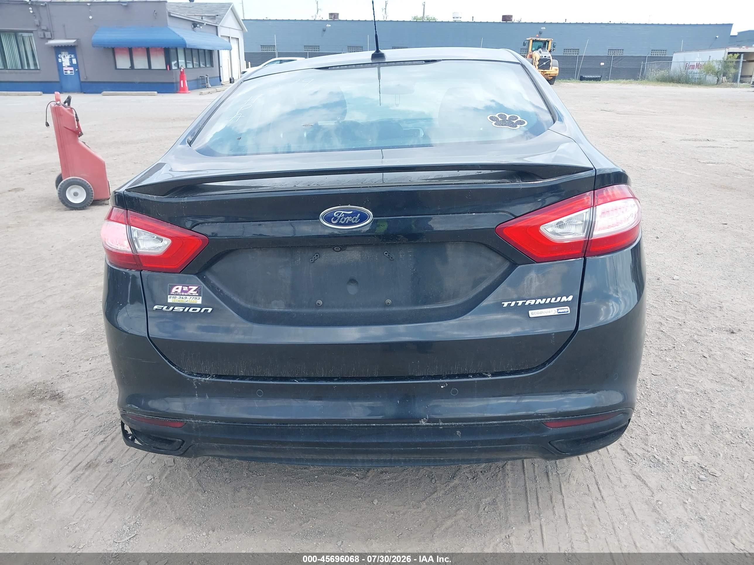 2013 Ford Fusion Titanium Gray vin: 3FA6P0D98DR210579
