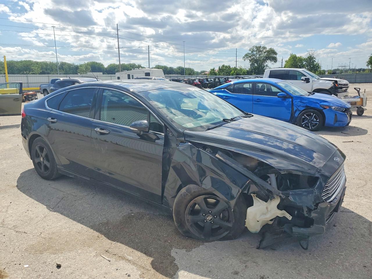 2014 Ford Fusion Titanium Black vin: 3FA6P0D98ER183174