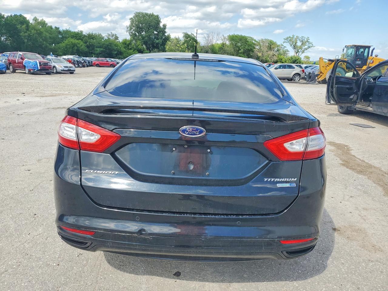 2014 Ford Fusion Titanium Black vin: 3FA6P0D98ER183174