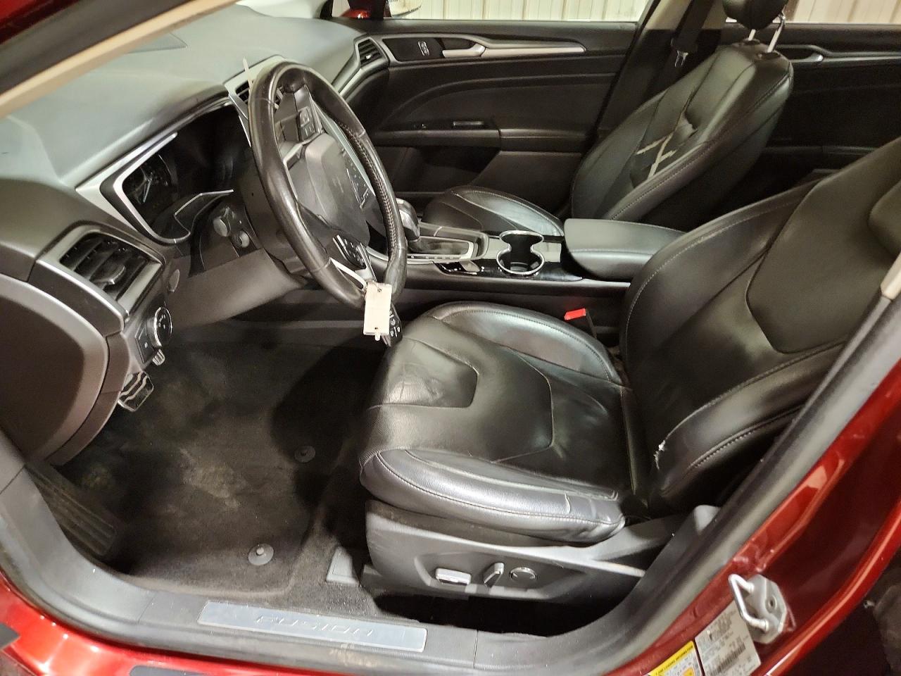 2014 Ford Fusion Titanium Red vin: 3FA6P0D98ER205772