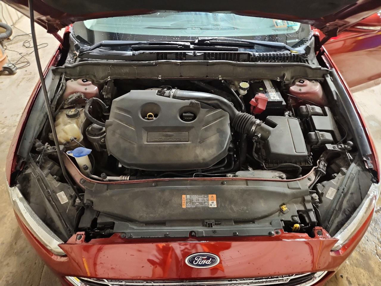 2014 Ford Fusion Titanium Red vin: 3FA6P0D98ER205772