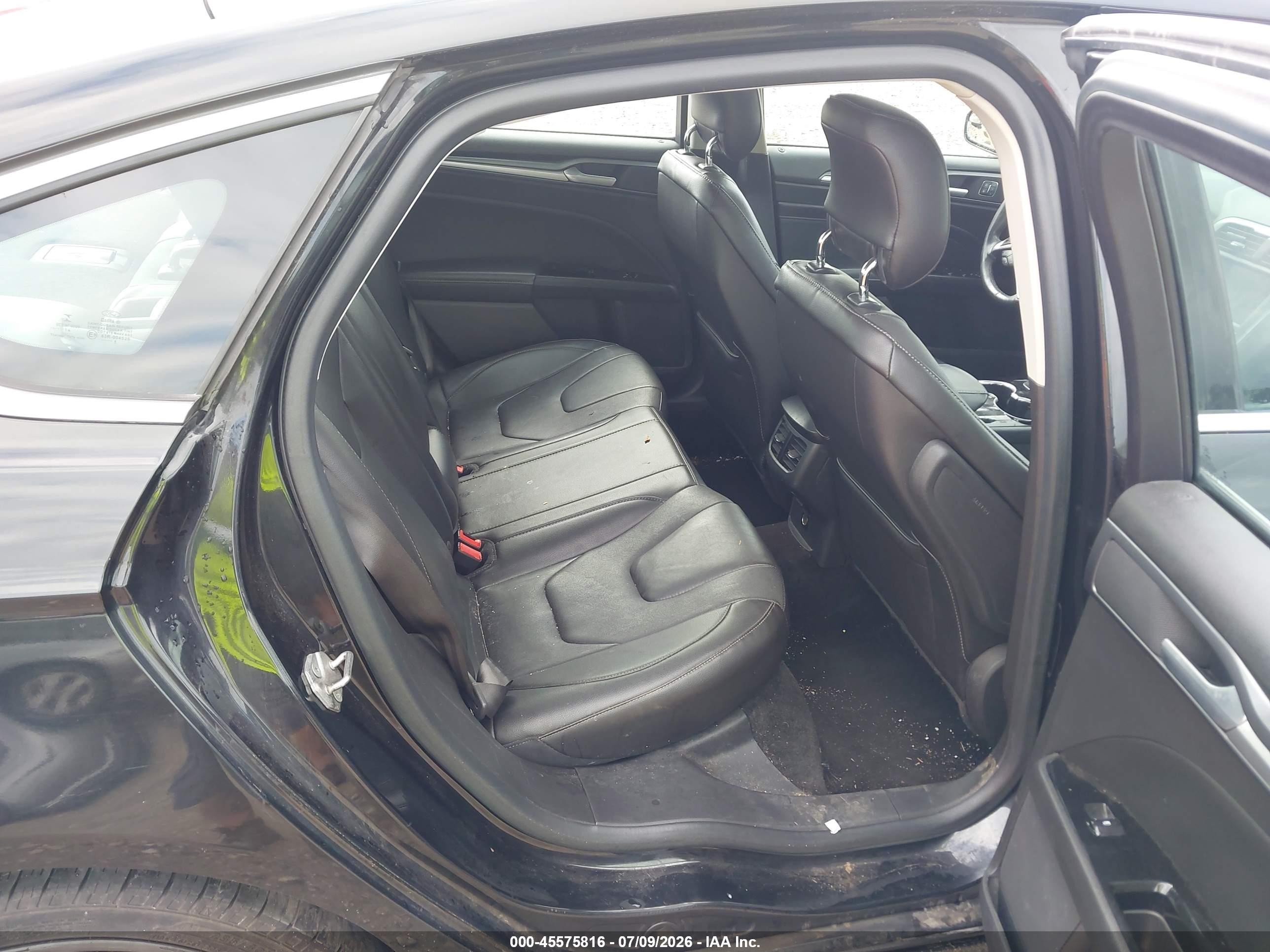 2014 Ford Fusion Titanium Black vin: 3FA6P0D98ER289639