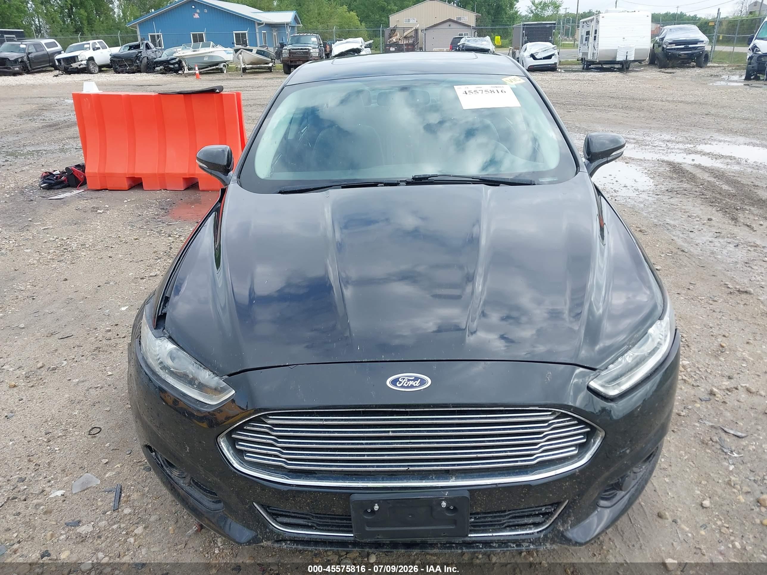 2014 Ford Fusion Titanium Black vin: 3FA6P0D98ER289639