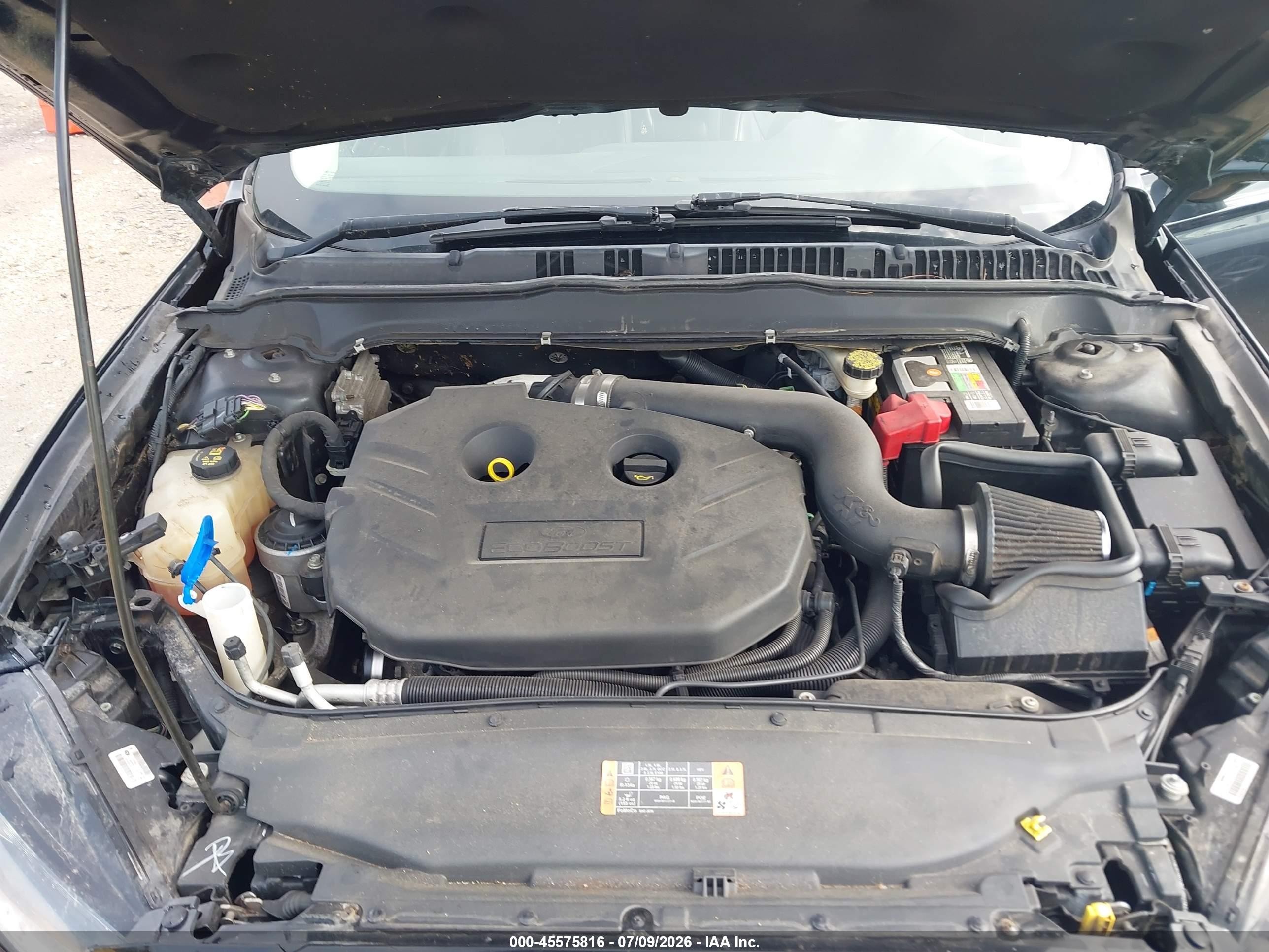 2014 Ford Fusion Titanium Black vin: 3FA6P0D98ER289639