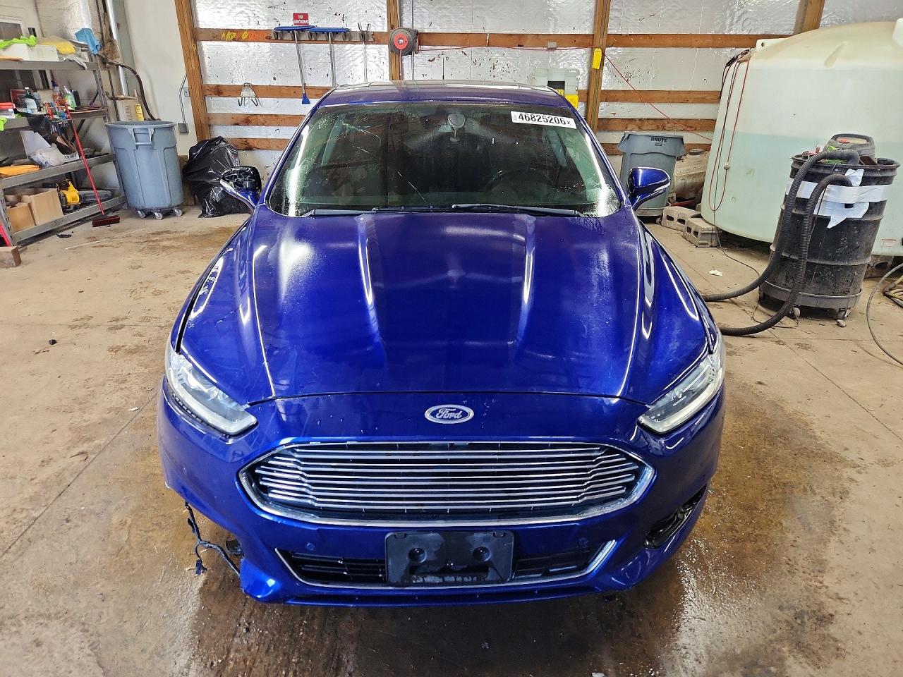 2015 Ford Fusion Titanium Синий vin: 3FA6P0D98FR154226
