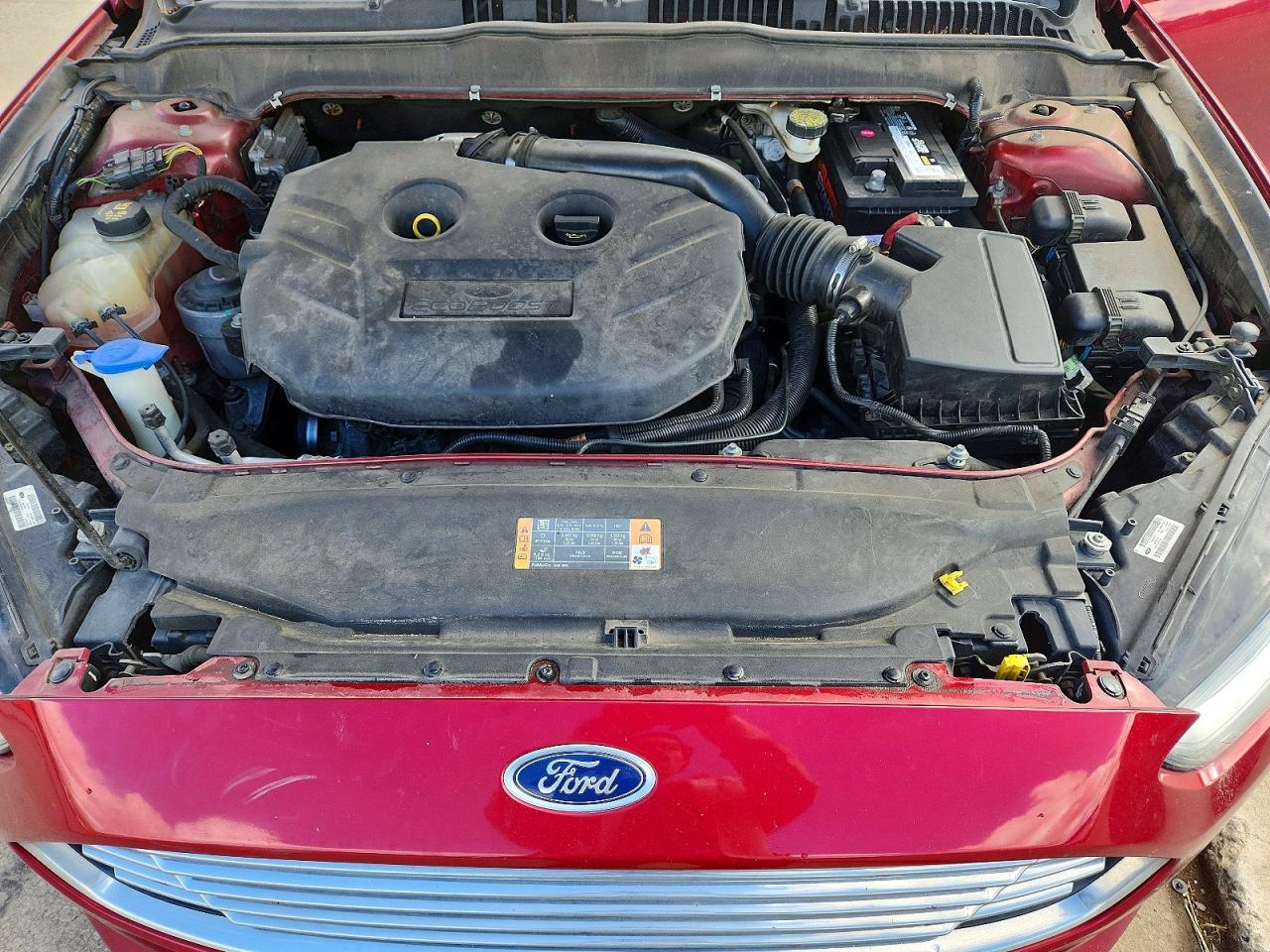 2015 Ford Fusion Titanium Red vin: 3FA6P0D98FR160592