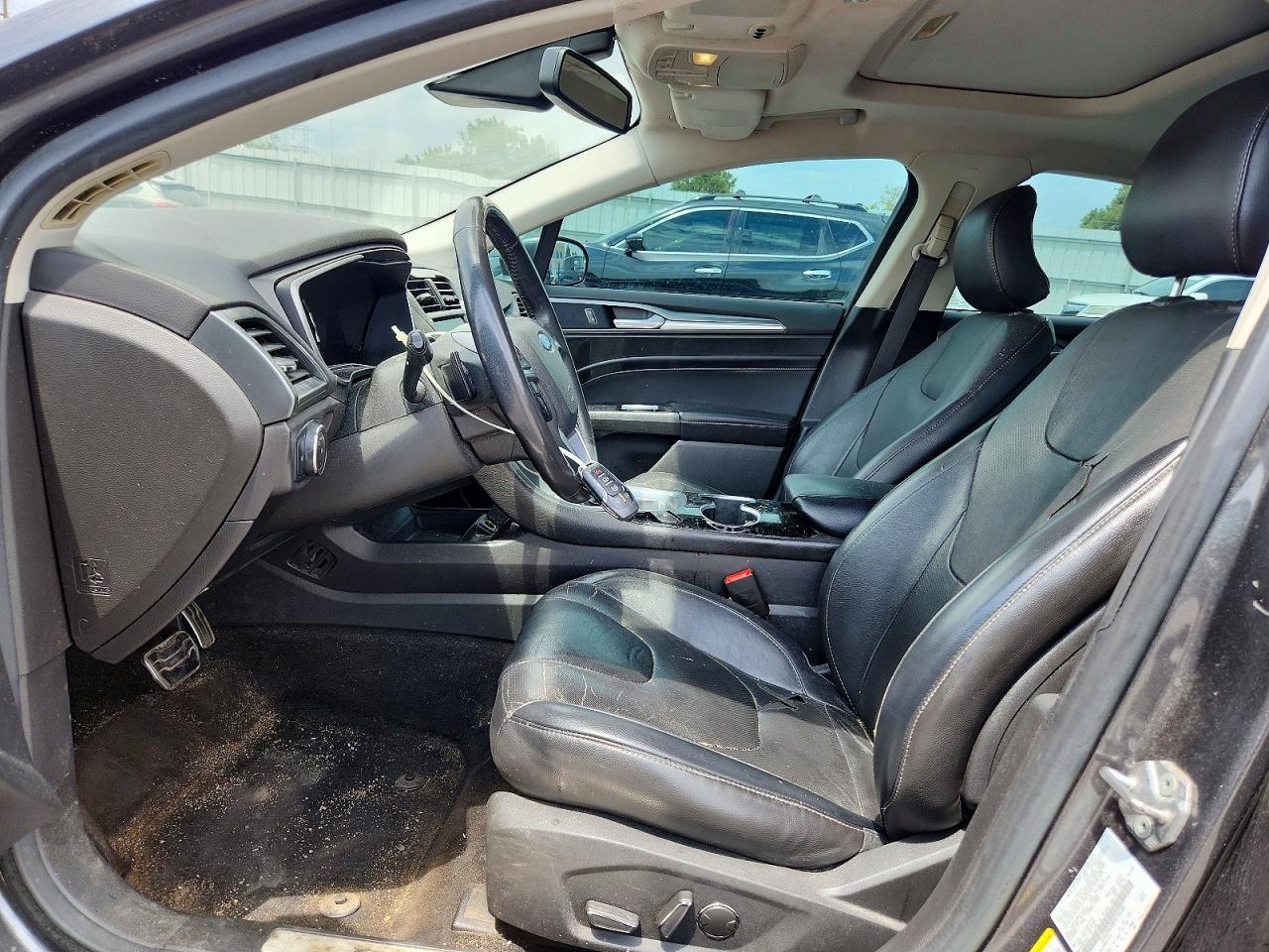 2015 Ford Fusion Titanium Charcoal vin: 3FA6P0D98FR194581