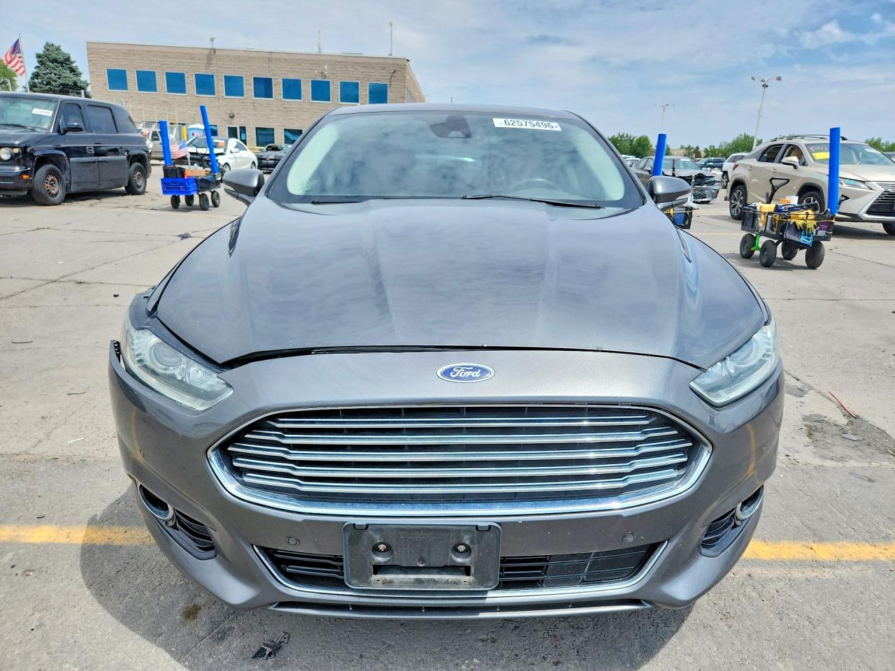 2015 Ford Fusion Titanium Charcoal vin: 3FA6P0D98FR194581