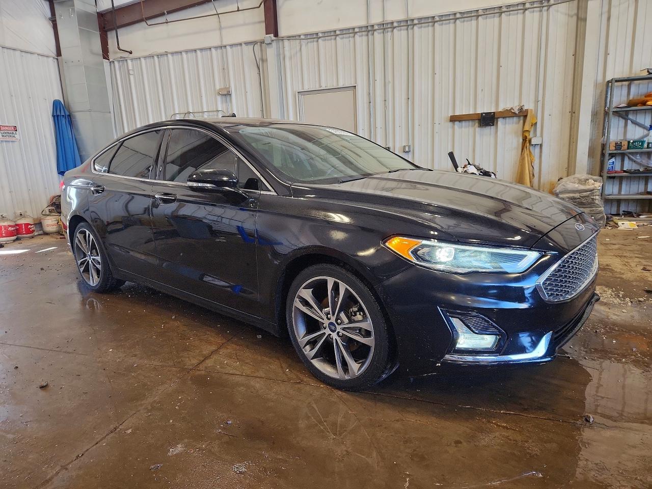 2020 Ford Fusion Titanium Black vin: 3FA6P0D98LR133159
