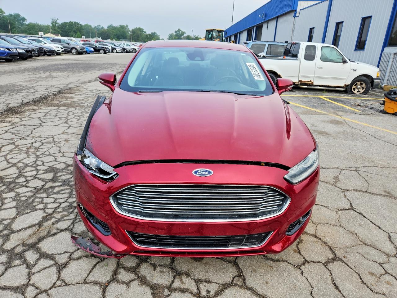 2013 Ford Fusion Titanium Red vin: 3FA6P0D99DR190178