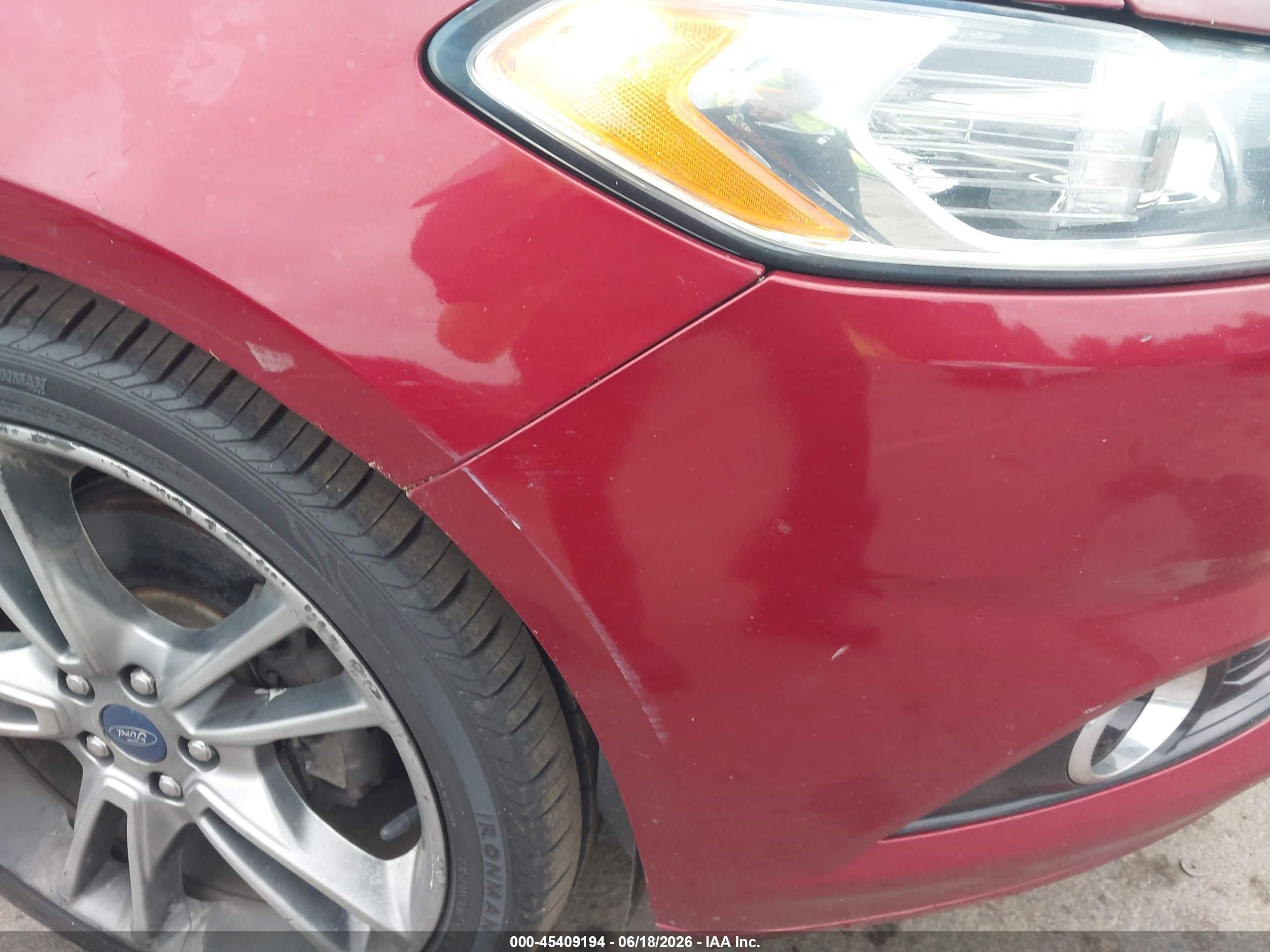 2013 Ford Fusion Titanium Red vin: 3FA6P0D99DR354108