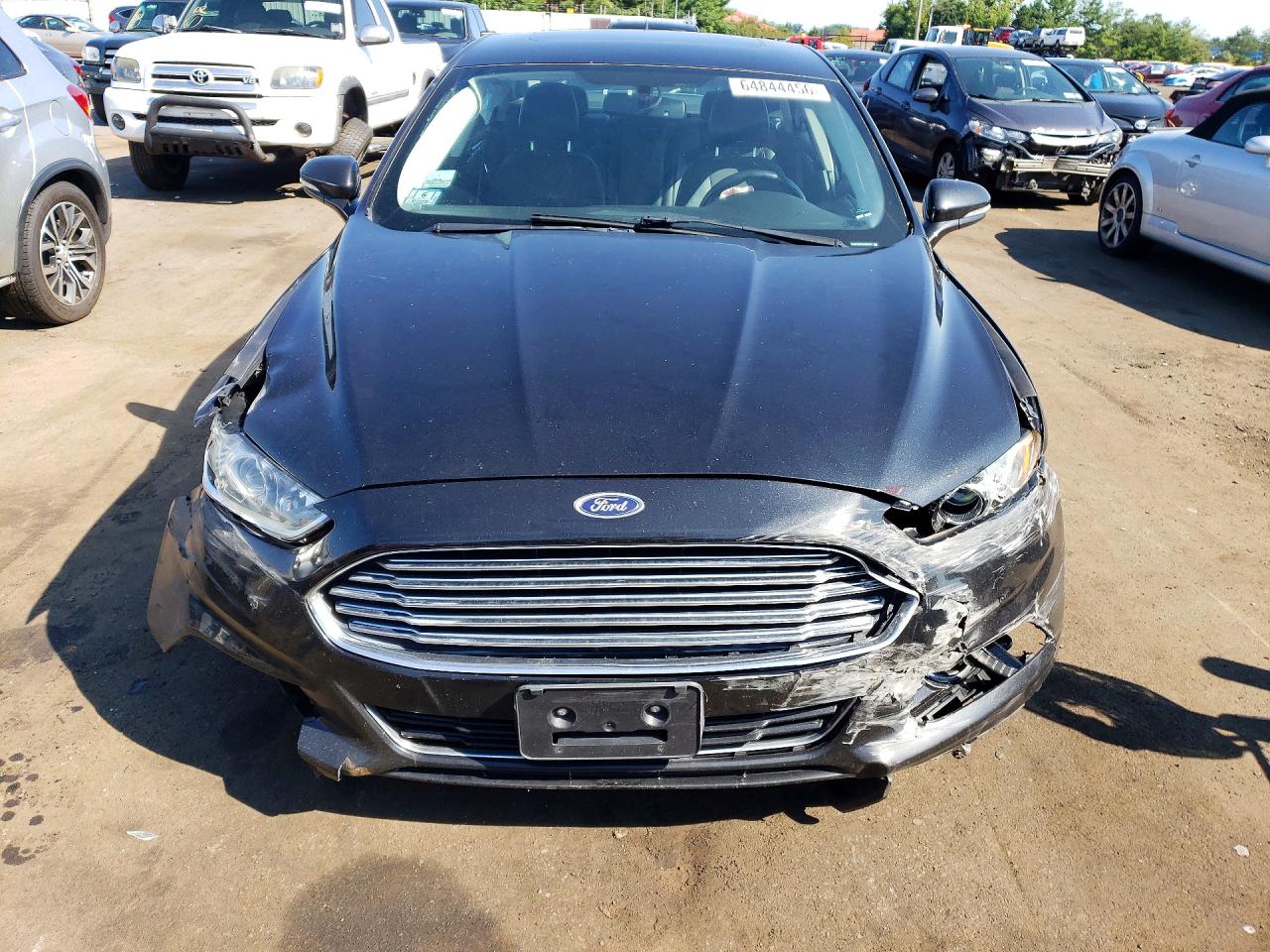 2013 Ford Fusion Titanium Серый vin: 3FA6P0D99DR388887