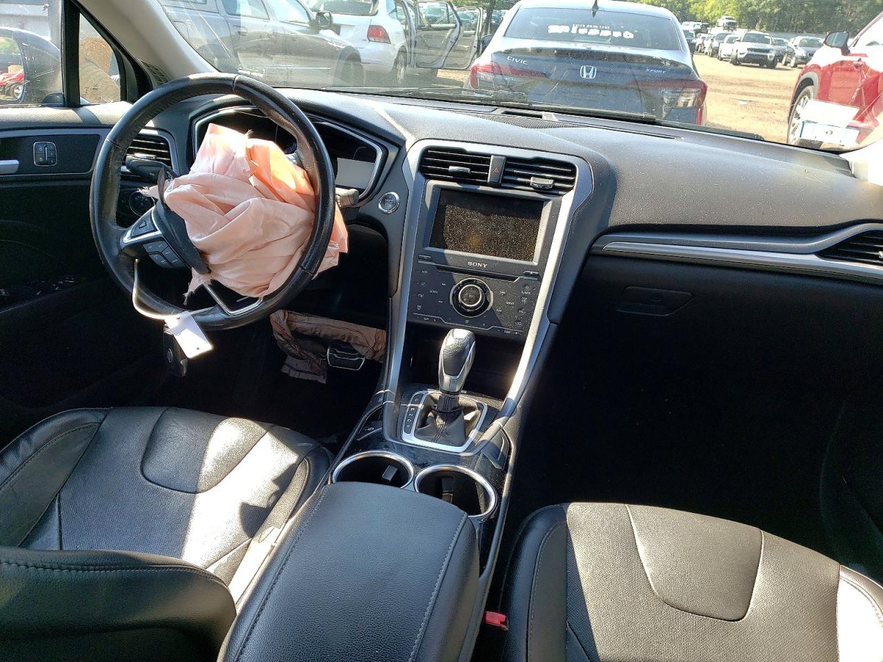 2013 Ford Fusion Titanium Серый vin: 3FA6P0D99DR388887