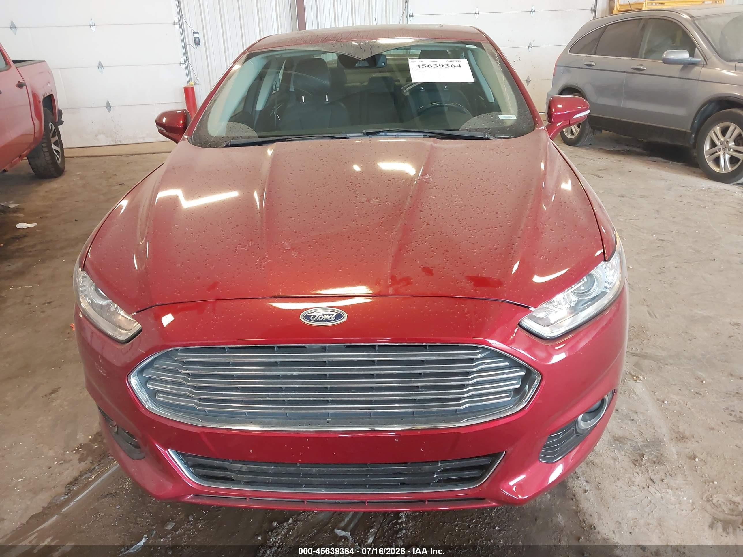 2014 Ford Fusion Titanium Red vin: 3FA6P0D99ER120987