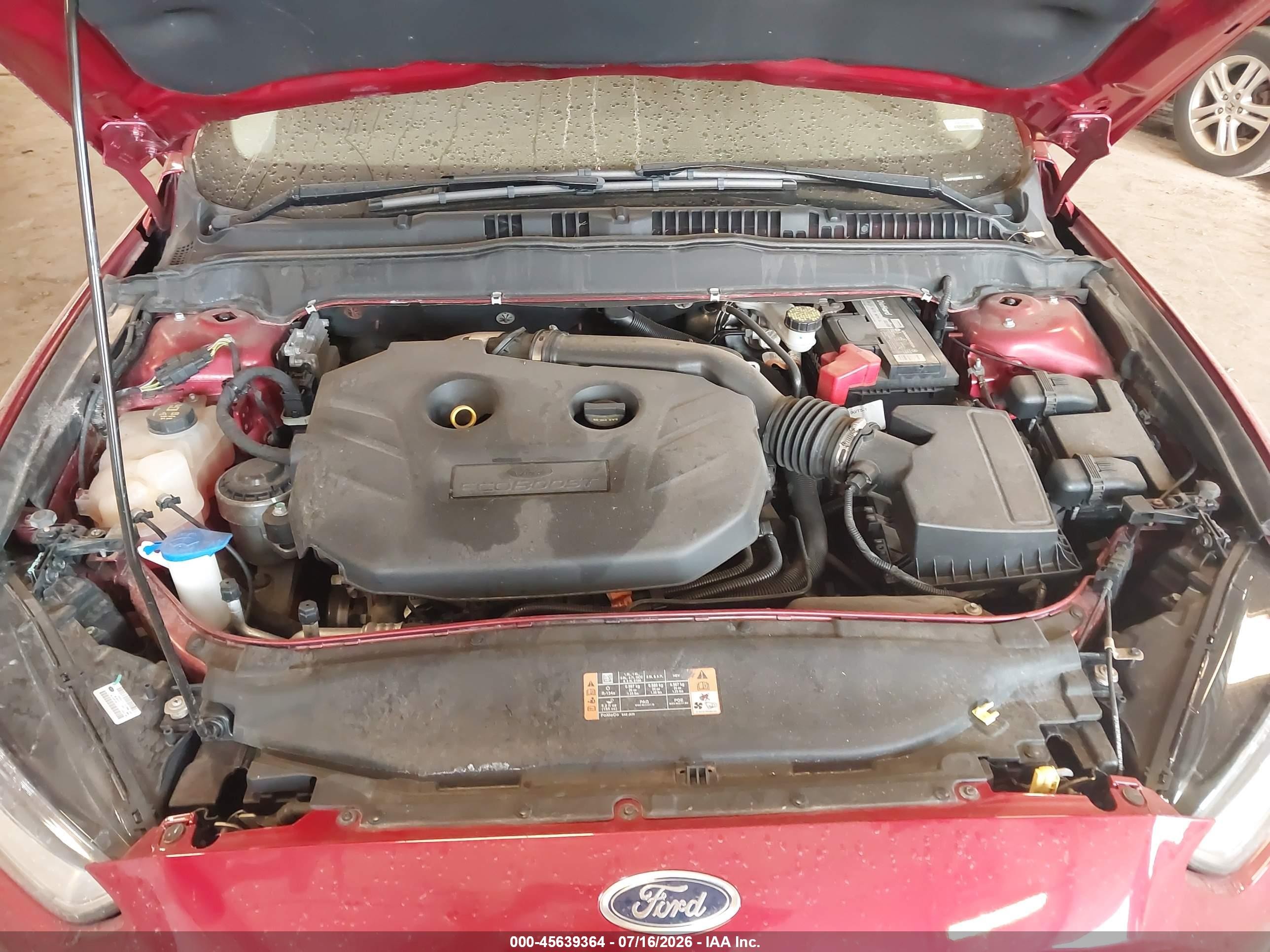 2014 Ford Fusion Titanium Red vin: 3FA6P0D99ER120987