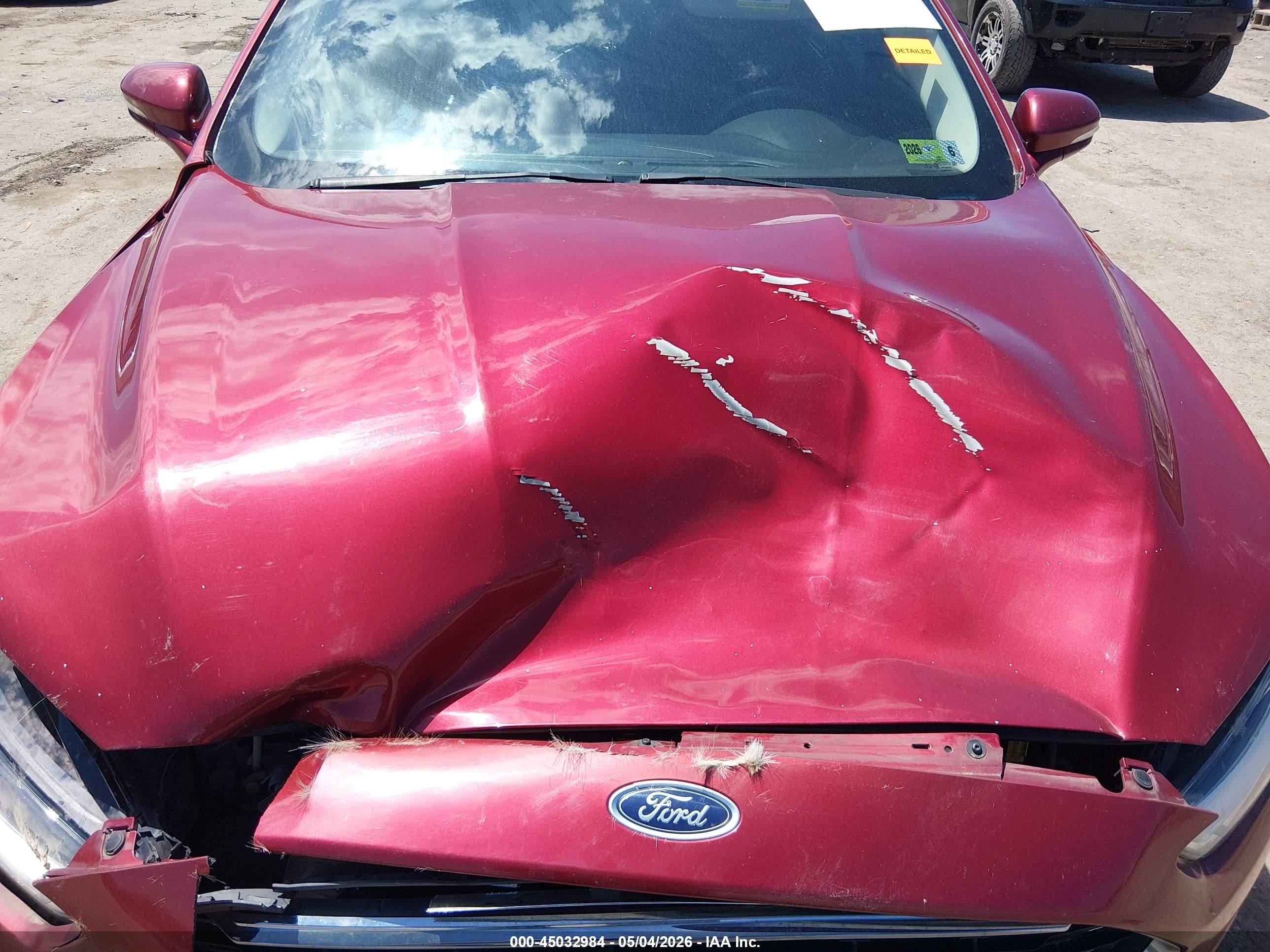 2015 Ford Fusion Titanium Red vin: 3FA6P0D99FR135605