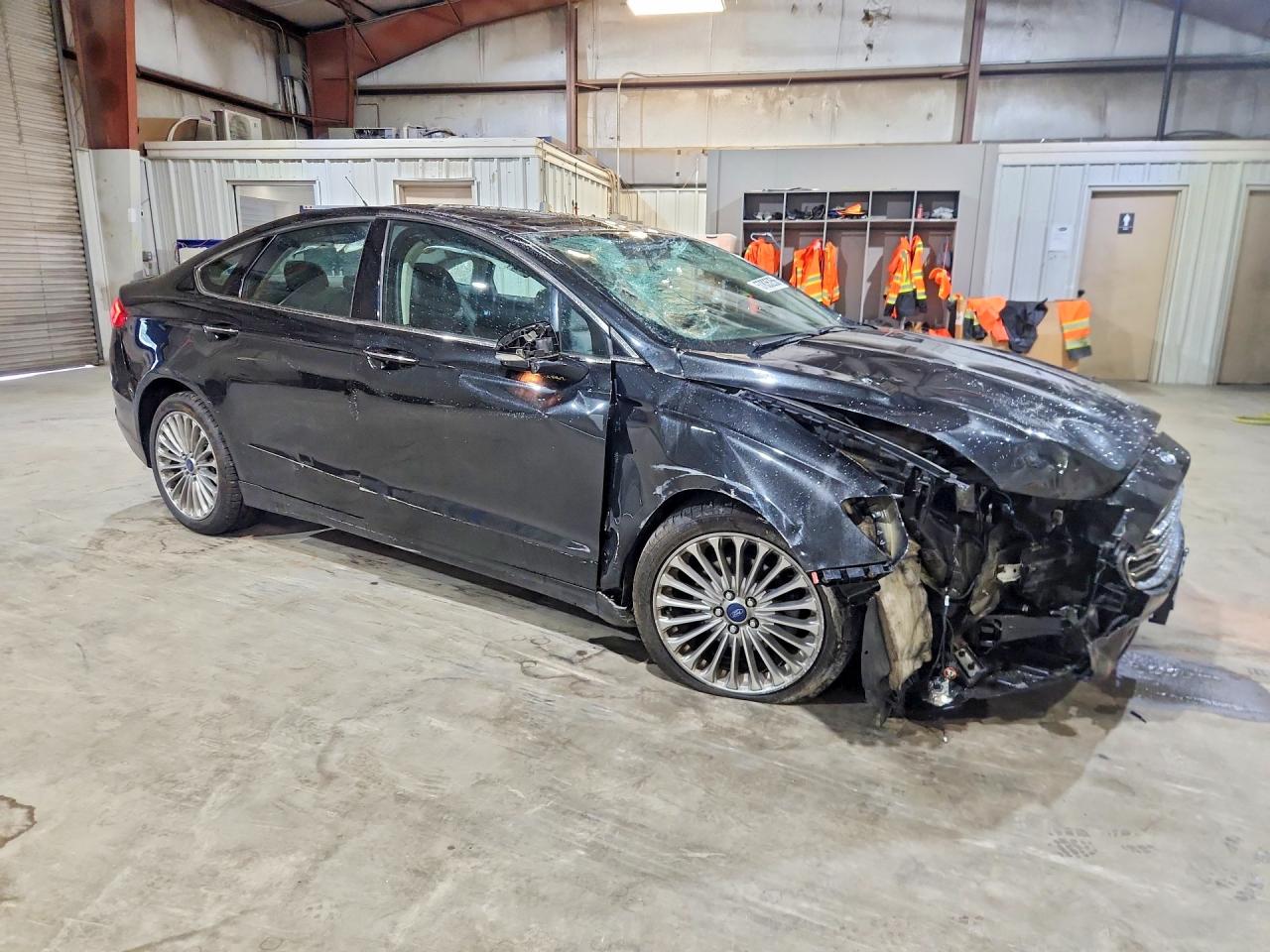 2015 Ford Fusion Titanium Black vin: 3FA6P0D99FR148614