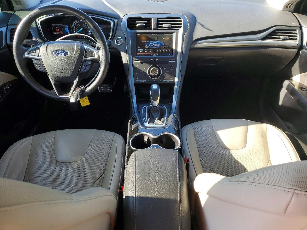 2015 Ford Fusion Titanium Gray vin: 3FA6P0D99FR158866