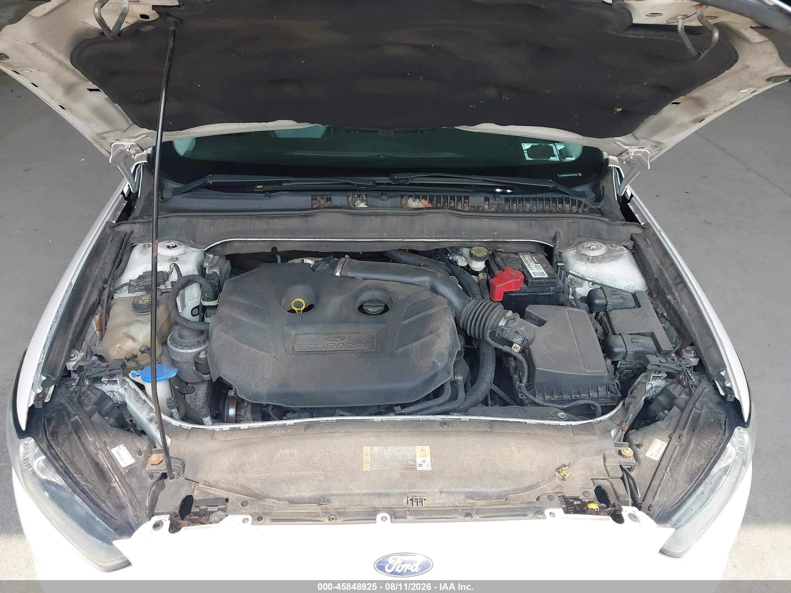 2013 Ford Fusion Titanium White vin: 3FA6P0D9XDR187256
