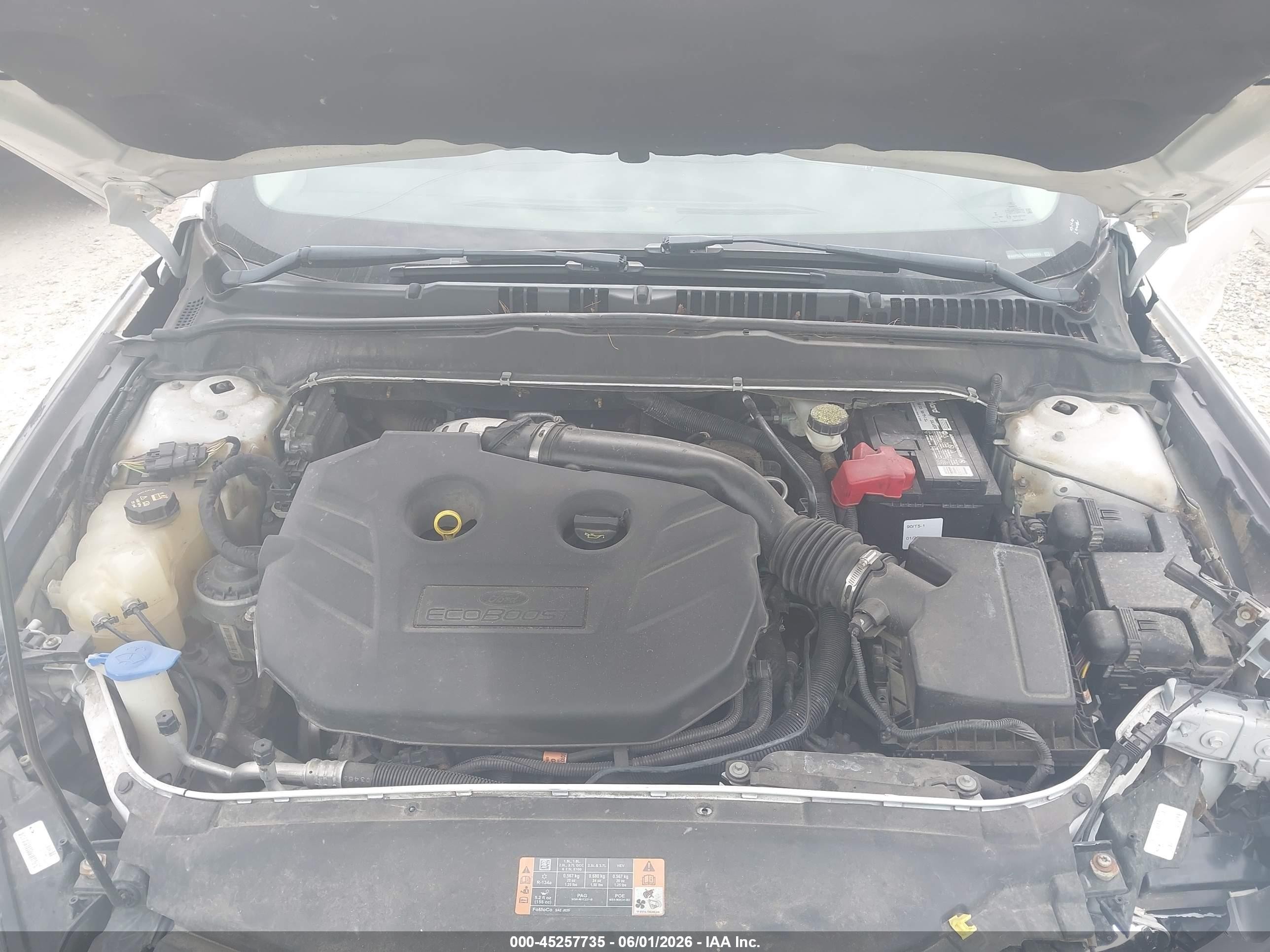 2014 Ford Fusion Titanium White vin: 3FA6P0D9XER263253