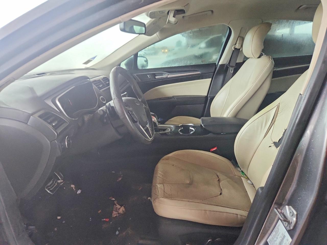 2014 Ford Fusion Titanium Gray vin: 3FA6P0D9XER290629