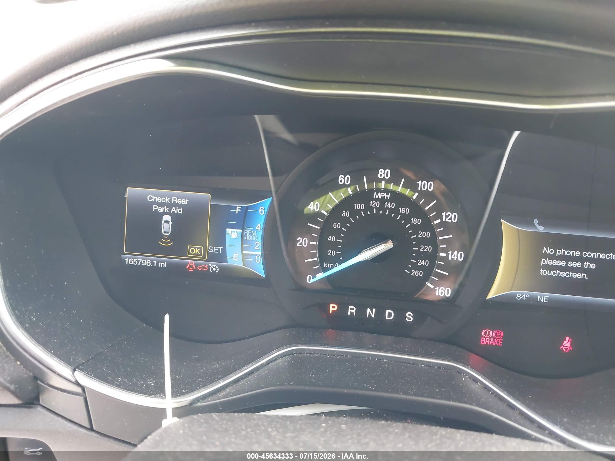 2014 Ford Fusion Titanium White vin: 3FA6P0D9XER326450