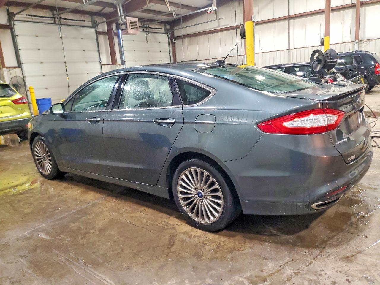 2015 Ford Fusion Titanium Gray vin: 3FA6P0D9XFR230691
