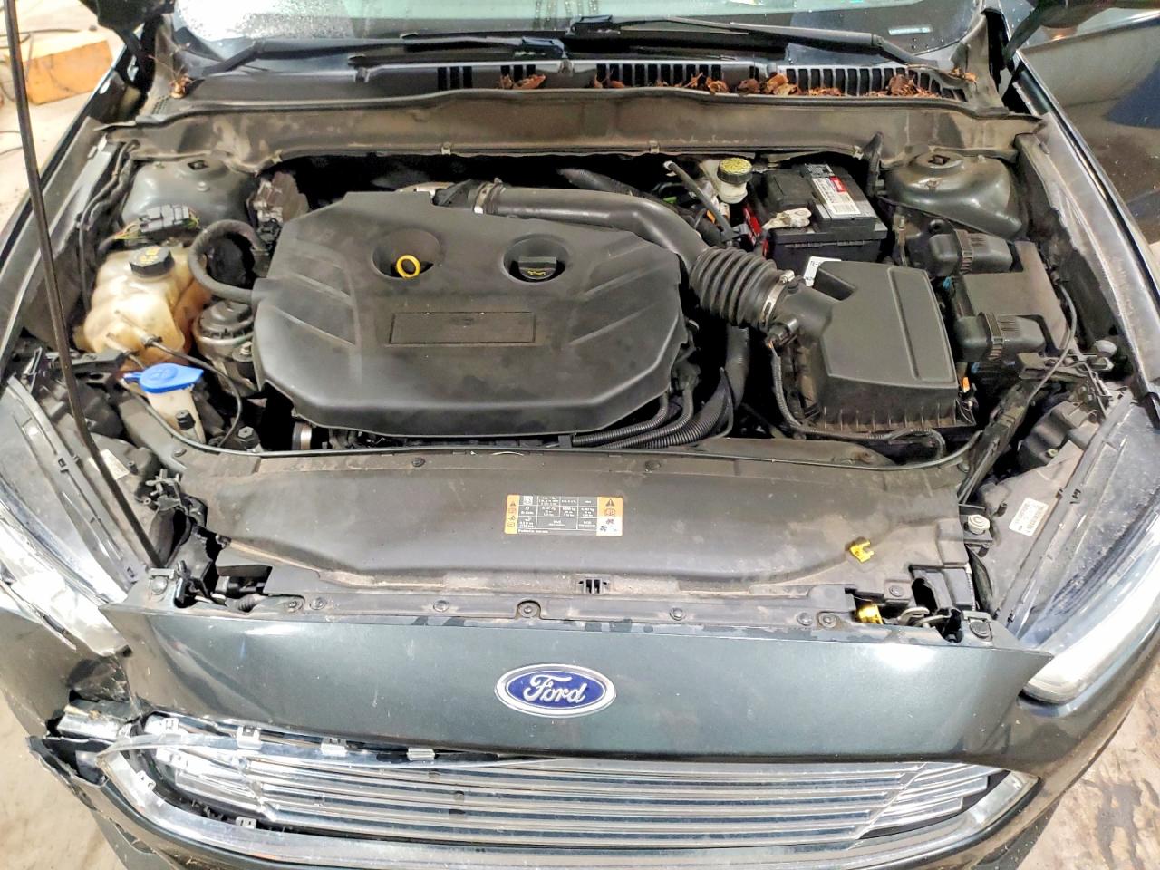 2015 Ford Fusion Titanium Gray vin: 3FA6P0D9XFR230691