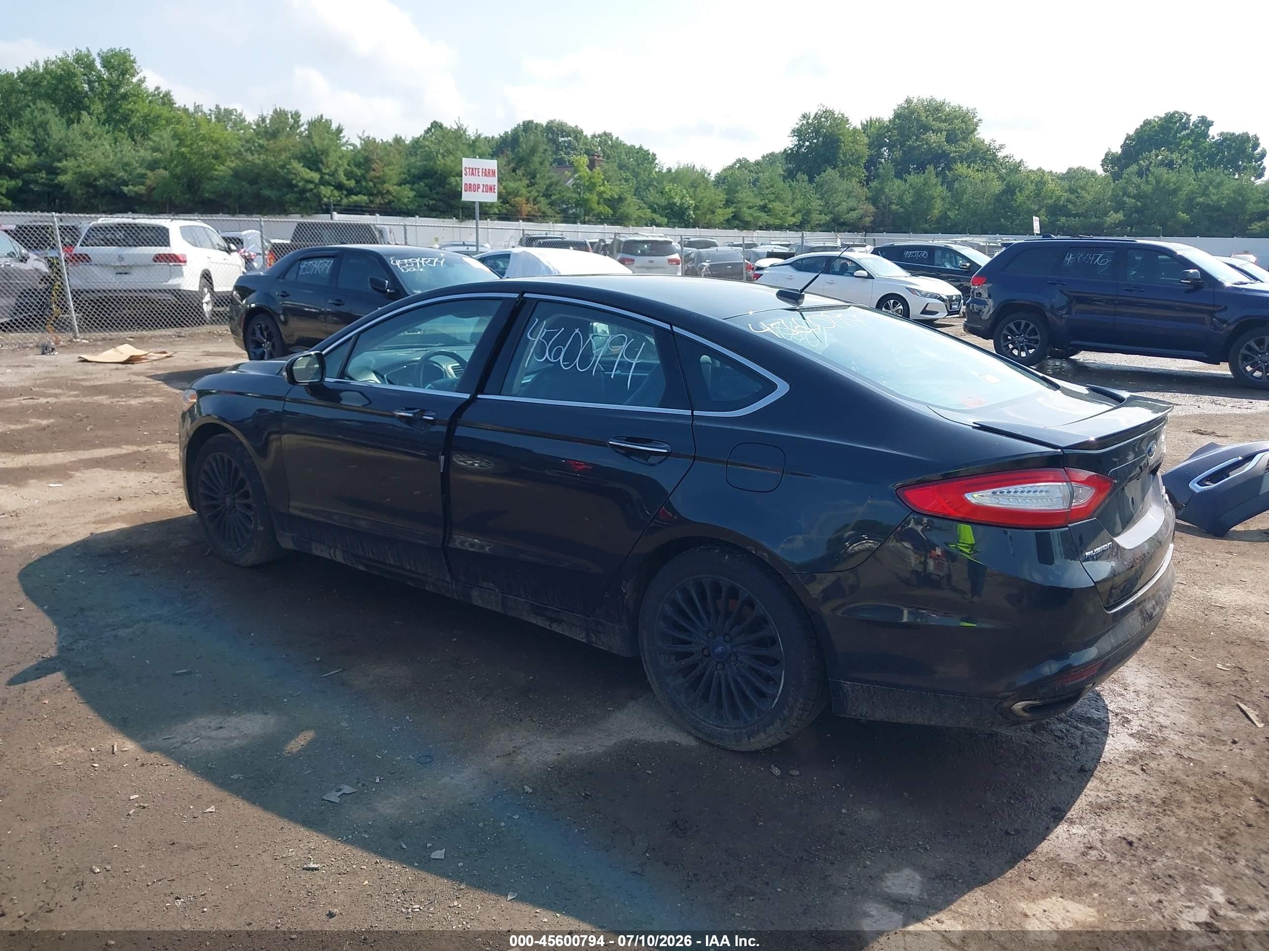 2015 Ford Fusion Titanium Black vin: 3FA6P0D9XFR240623